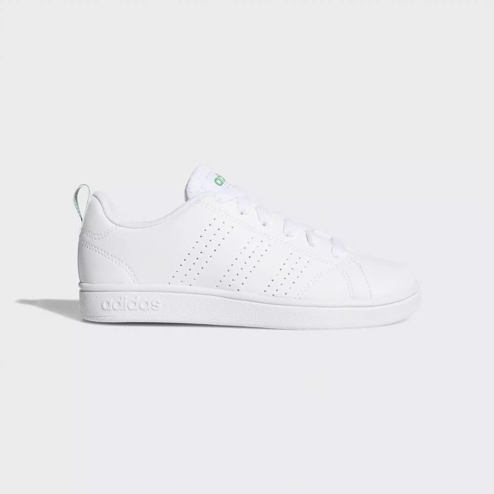 Adidas Advantage Clean Tenis Blancos Para Niño (MX-21386)